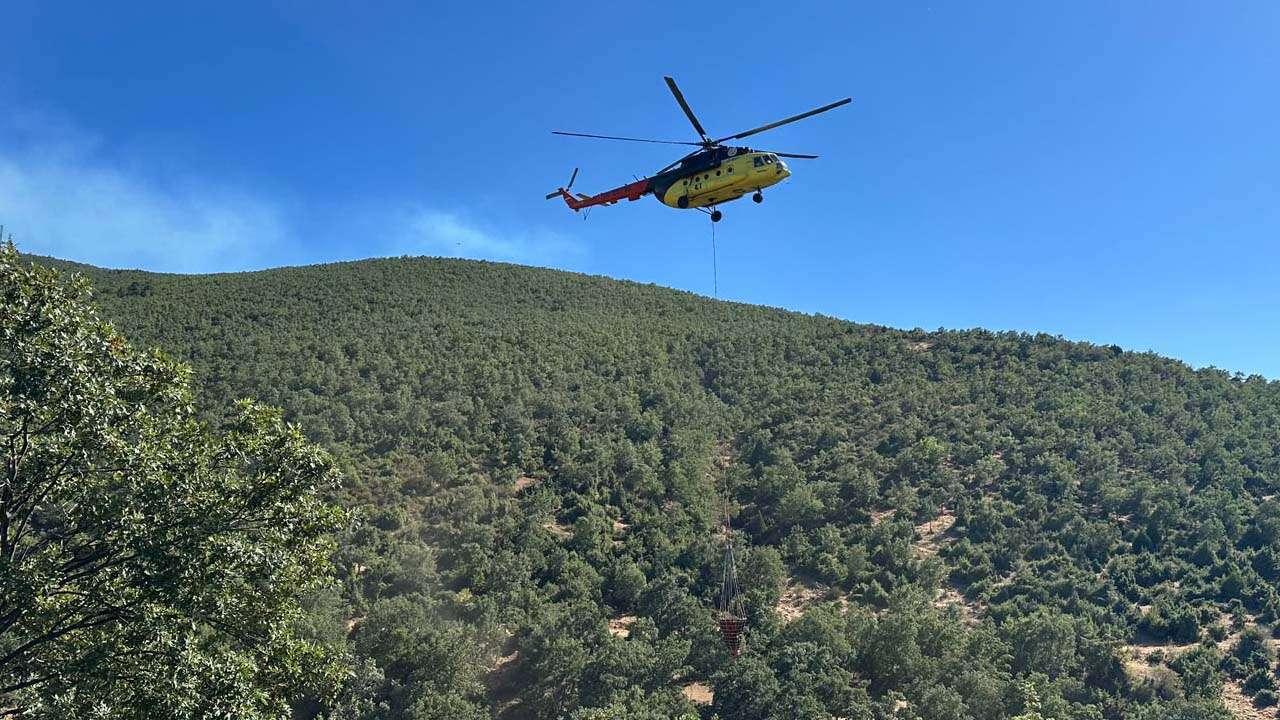 Eldeniz Köyündeki Yangın Kontrol Altına Alındı