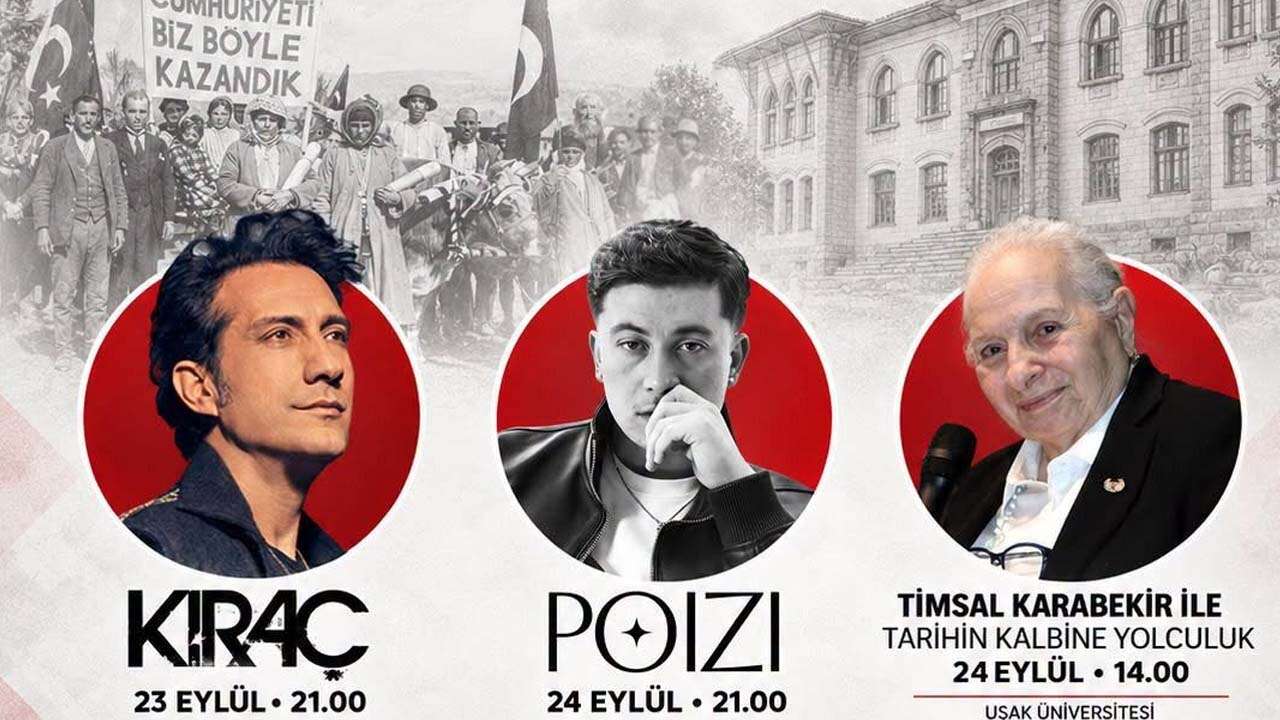 Uşak’ta Gençlik Rüzgarı Esecek, Kıraç ve Poizi Sahne Alacak
