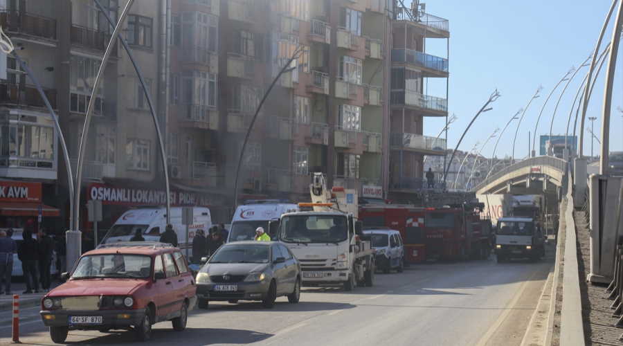 Uşak Dörtyoldaki Yangında Can Pazarı!