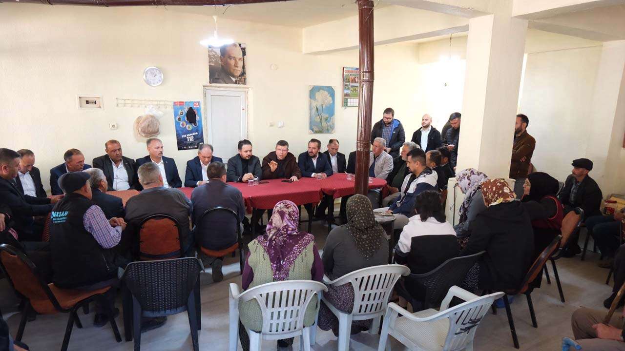AK Parti'den Gürlek Köyü'ne Çıkarma Maden Sorunu Görüşüldü