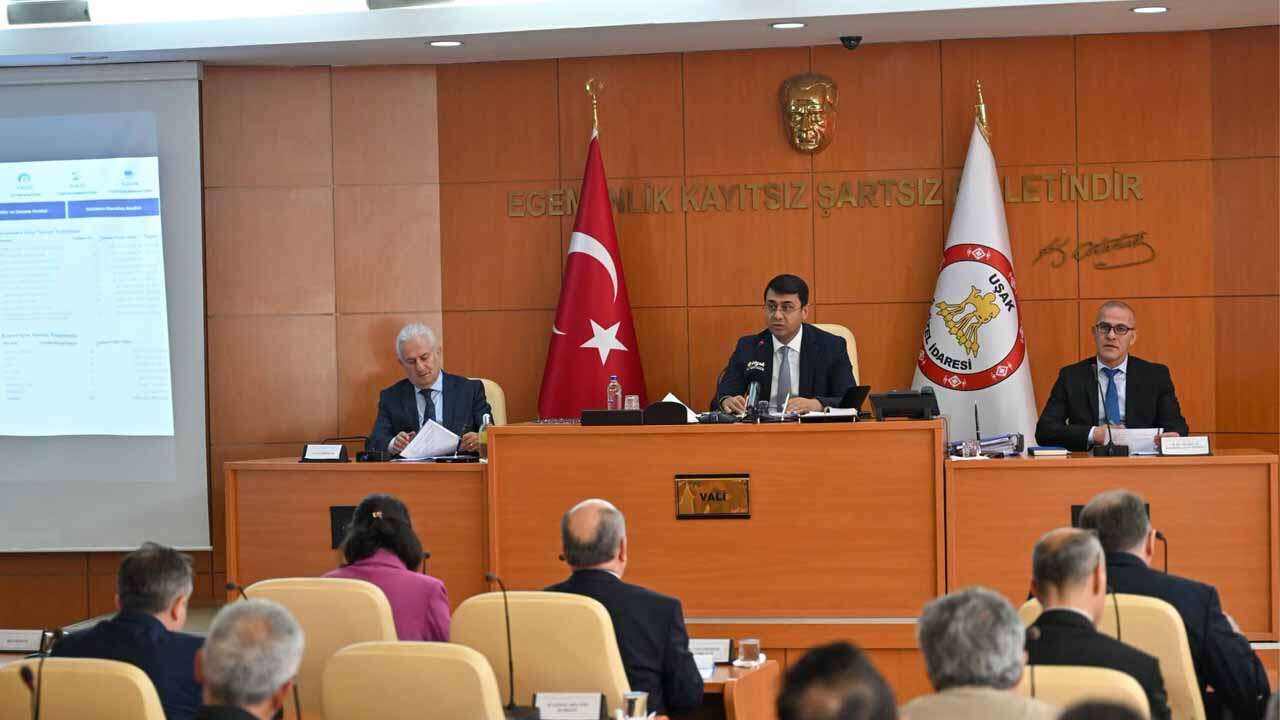 Uşak’ta Yatırım Zirvesi, Projeler Masaya Yatırıldı