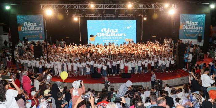 Uşak'ta 5 bin çocuğun eğitim gördüğü Yaz Okulu sona erdi
