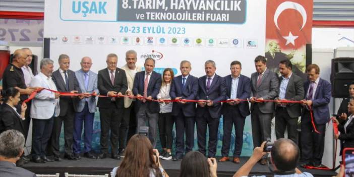 Uşak 8. Tarım, Hayvancılık ve Teknolojileri Fuarı açıldı