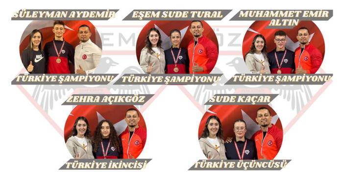Uşak’ın cevval karatecileri şampiyonadan madalyalarla döndü