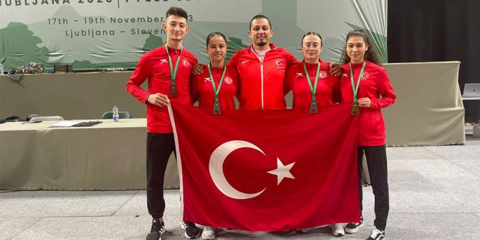 Uşaklı karatecilerden Slovenya’da madalya rekoru