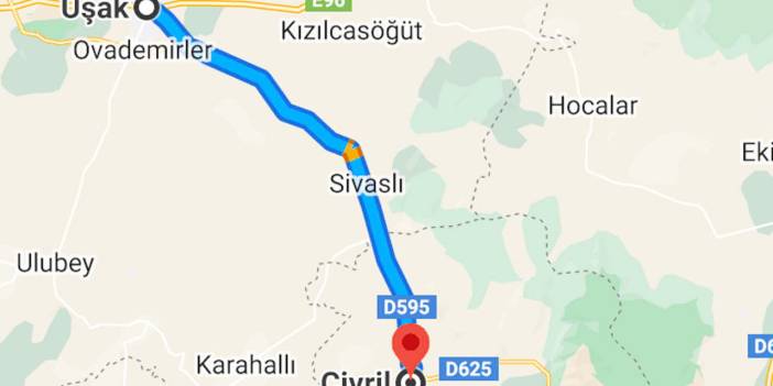Komşu ilçelerin en yakını sayılır! Uşak ile Çivril arası ne kadar sürer?