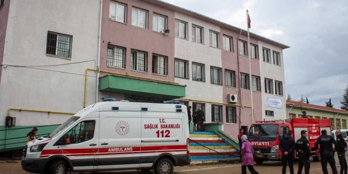 Muzaffer Mert İlkokulunun hizmetli odasında yangın çıktı