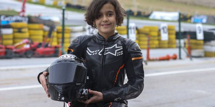 Berkay Sarıay, 5 yaşında kullanmayı öğrendiği motosikletiyle yaşından fazla kupa kazandı