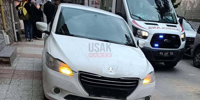 Uşak’ta köpekten kaçan çocuğa otomobil çarptı