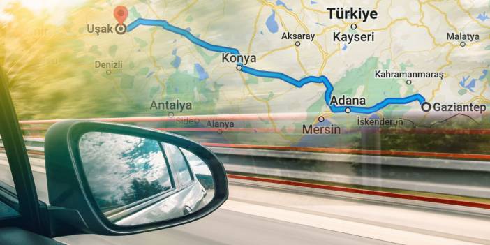 Uşak-Gaziantep Arası Kaç Km, Kaç Saat Sürer?