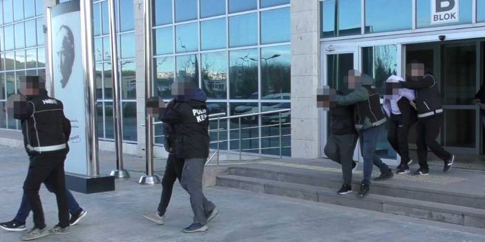Uşak'taki torbacı operasyonunda yakalanan 5 şüpheli tutuklandı