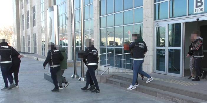Uşak'ta 11 adrese eş zamanlı uyuşturucu operasyonu! 6 şüpheli tutuklandı