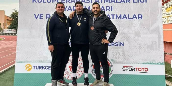 Uşak’ın gururu Ali Peker, Gülle Atma şampiyonu oldu