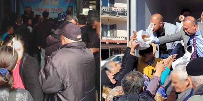 Devletin sosyal yardımları seçim rüşveti! Yalım'ın pideleri ve erzak kolileri hayır hasenat