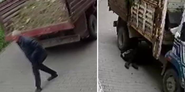 Gediz'de kamyonun altında kalan yaşlı adam hayatını kaybetti