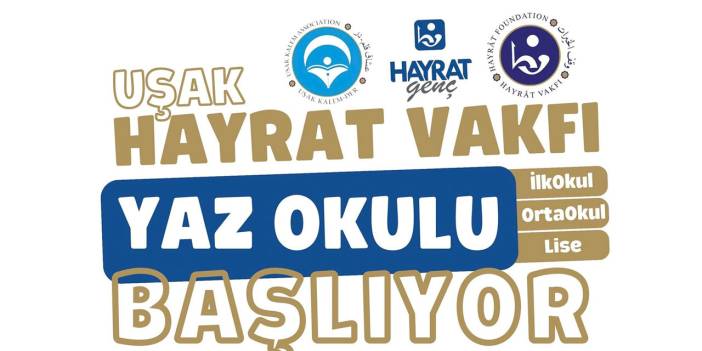 Hayrat Vakfı Uşak Kalem-Der Yaz Okullarında eğlenirken öğreneceksiniz