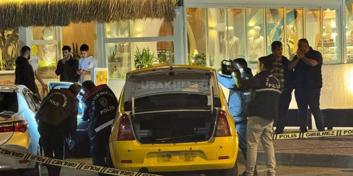 Uşak'ta bindiği taksiyi gasp eden şüpheli yakalandı
