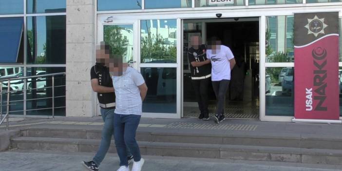Uşak'ta sentetik uyuşturucuyla yakalana şüpheliler tutuklandı