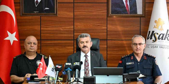 Uşak'ta suç oranları düşüşte: Vali Ergün'den kapsamlı değerlendirme