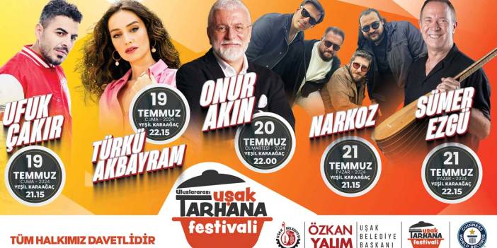 Uluslararası Uşak Tarhana Festivali'nin programı açıklandı