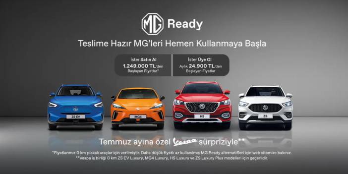 Kiraladığınız Aracı Satın Almanızı Sağlayan "MG Ready" Programı Türkiye'de Başladı