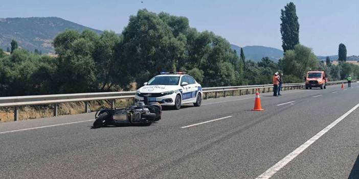 Uşak'taki motosiklet kazasında Nurullah Ulaşkın hayatını kaybetti