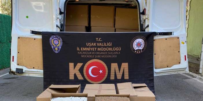 Uşak'ta polis ele geçirdi: Piyasada değeri 1.250.000 TL