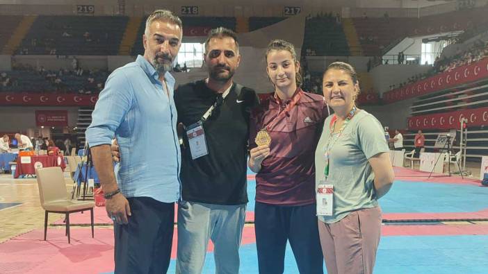 Uşaklı sporcu Zeynep Çakır Türkiye Şampiyonu oldu