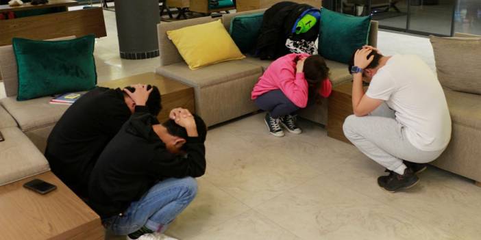 Uşak'ta "Deprem Anı Ülke Tatbikatı" yapıldı