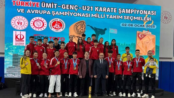 Uşak Karate Özlem Spor Kulübü'nden Türkiye Şampiyonası'nda madalya yağmuru