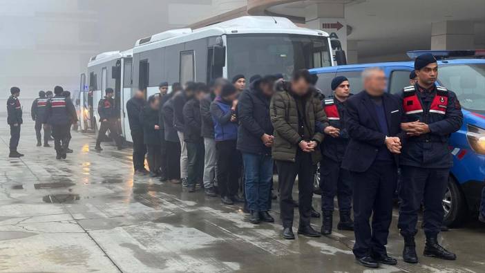 Uşak dahil 10 ilde "Sönmezler" suç örgütüne operasyon