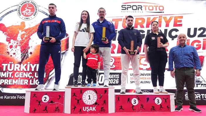Uşak Karate Özlem Spor Kulübü'nden 10'uncu Türkiye Şampiyonluğu