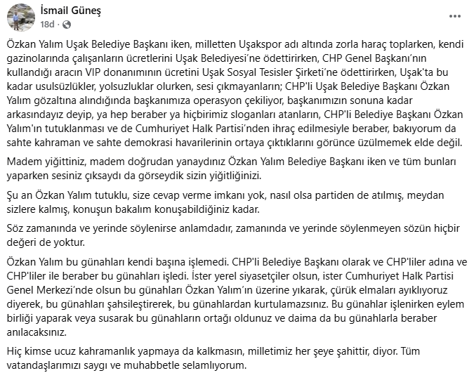 ismail-gunes-aciklama