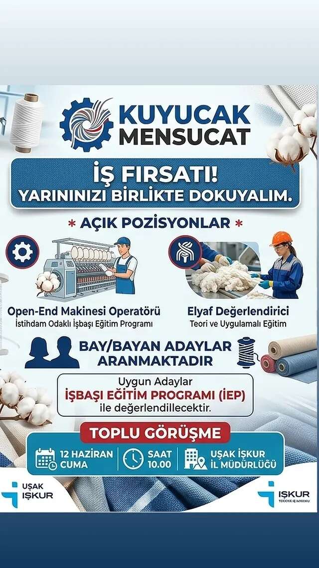 usakta-open-end-makinesi-operatoru-alimi-yapilacak